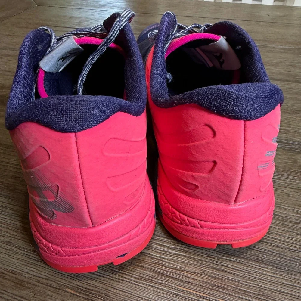 New Balance Vazee Summit‎ v2 Womens 7.5 D Wide Trail Running Shoes Blue Pink